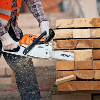 Tronçonneuse thermique 55 cm³ - longueur du guide-chaîne 450 mm - poids 5,6 kg - Stihl MS 291