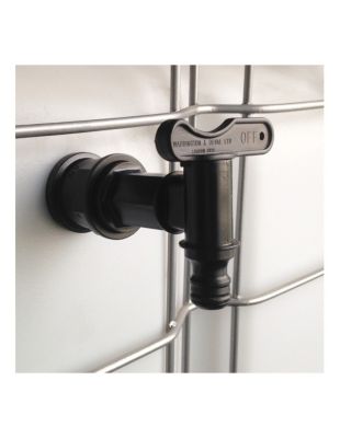 Trop-plein cuve eau 1000L - Robinet avec nez (type Gardena)