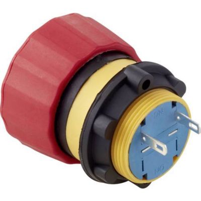 TRU COMPONENTS TC-LAS1-A22Y-01TSB arrêt d'urgence 22 mm IP65 3 A 250 V AC 1 NF