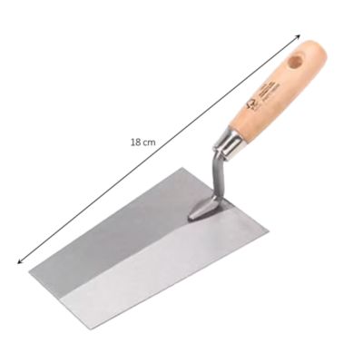 Truelle carrée acier Mac Allister 18 cm