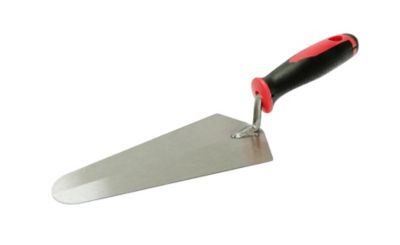 Truelle ronde 20 cm en acier au carbone