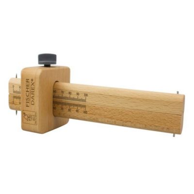 Trusquin de menuisier en bois Fischer Darex l.18.5 cm x L.7.5 cm