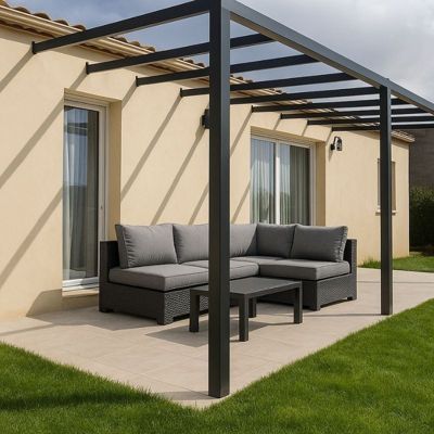 Tube carré acier 16 x 16 ep 1,5 mm, Longueur : 3 metres - Comment Fer