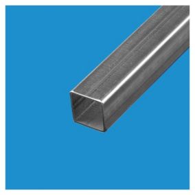 Tube carré acier 40 mm ep 2 mm, Longueur : 2 metres - Comment Fer