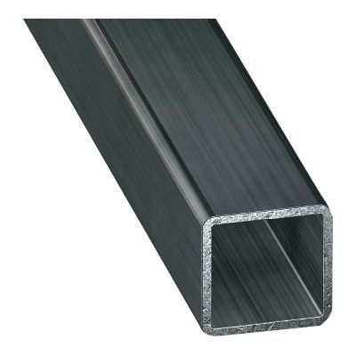 Tube carré acier verni 25 x 25 mm, 2 m