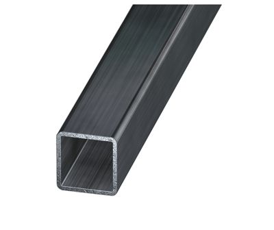 Tube carré acier verni 35 x 35 mm, 2 m