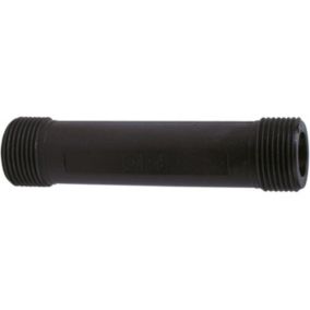 Tube d'attente plastique noir - Itron - MM 3/4' - 110 mm