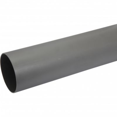 Tube d'évacuation PVC, Diam.100 mm, L.1 m