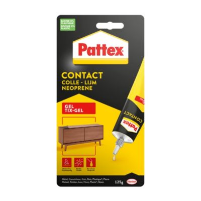 Tube de colle au néoprène gel 125g Pattex