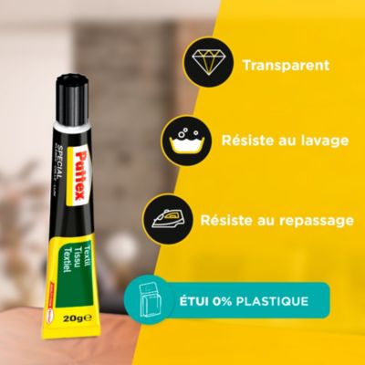 Tube de colle pour tissu, 40 ml Pattex