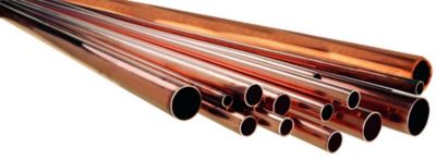 Tube de cuivre écroui pour gaz et eau norme EN 1057 Ø.12 mm longueur 2 m