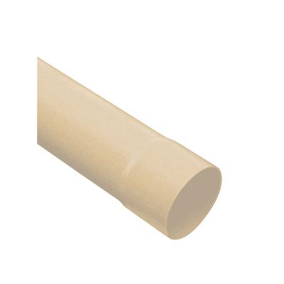 Tube de descente pour gouttière PVC diamètre 80 sable