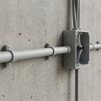 Tube IRL Diall ø25 mm Longueur 2 m gris