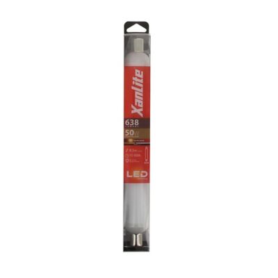 Tube LED Amled S19 ⌀3,8cm L.31cm 638lm 7W 50W Blanc chaud Xanlite Blanc