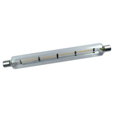 Tube Led S19 à filament 7W, 240V, 790 lumens,  2700K blanc-chaud - Tibelec
