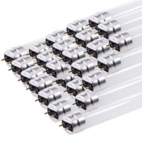 Tube Néon LED T8 60cm 9W Haut rendement (Pack de 25) - Blanc Froid 6000K - 8000K - SILAMP