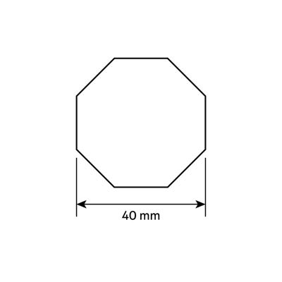 Tube octogonal pour volet roulant Acbat