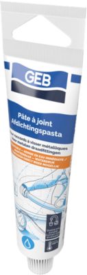 Tube pâte à joints raccords métalliques Geb 50 ml