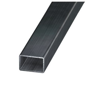 Tube rectangulaire acier verni 40 x 27 mm, 1 m