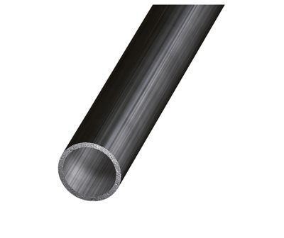 Tube rond acier verni ø25 mm, 1 m