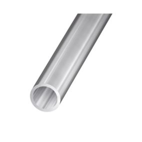 Tube rond aluminium brillant 10 mm, 1 m