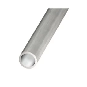 Tube rond aluminium brossé 8 mm, 1 m
