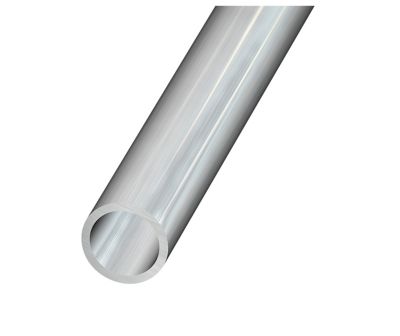 Tube rond aluminium brut 8 x 1,5 mm, 1 m