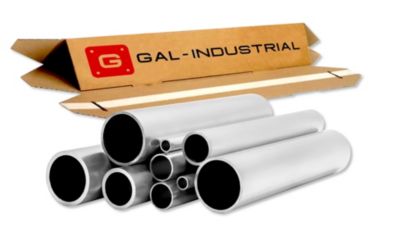 TUBE RONDE EN ALUMINIUM GAL-INDUSTRIAL 18x1mm fi18 110cm TUBE EN ALUMINIUM + COUPE SUR MESURE