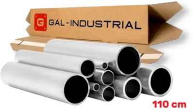 TUBE RONDE EN ALUMINIUM GAL-INDUSTRIAL 18x1mm fi18 110cm TUBE EN ALUMINIUM + COUPE SUR MESURE