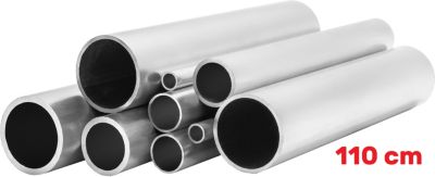 TUBE RONDE EN ALUMINIUM GAL-INDUSTRIAL 18x1mm fi18 110cm TUBE EN ALUMINIUM + COUPE SUR MESURE
