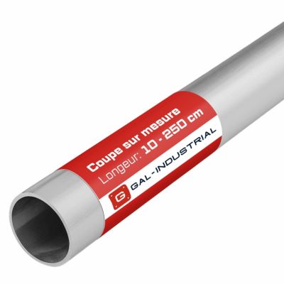 TUBE RONDE EN ALUMINIUM GAL-INDUSTRIAL 18x1mm fi18 240cm TUBE EN ALUMINIUM + COUPE SUR MESURE
