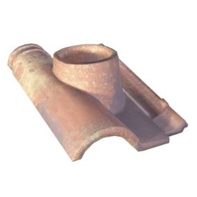 Tuile à douille ø120 Romane rouge