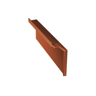 Tuile de rive à rabat droit Gallo Romane brun vieilli | Castorama