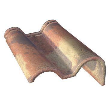 Tuile de rive droite Romane rose Monier