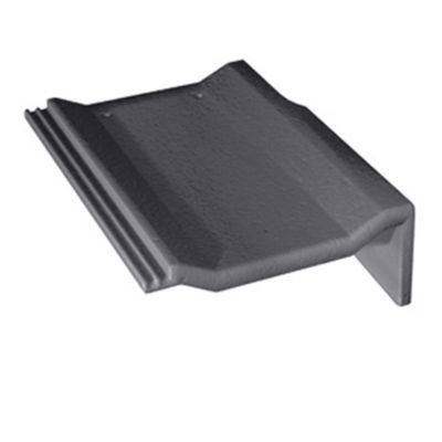 Tuile de rive standard droite Perspective ardoise