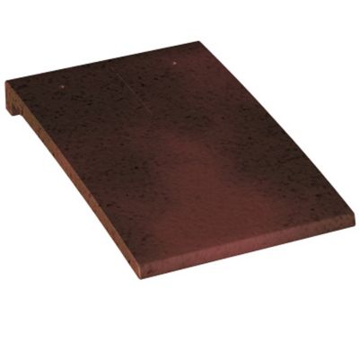 Tuile Plate de pays ocre vieilli 17 x 27 cm