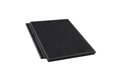 Tuile plate Innotech - béton noir - 4,5x33,3x42 cm