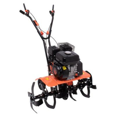Tukang 212 - Motoculteur pour Potager à Explosion à Essence 4 temps 6.1HP Moteur 212cc avec 6 Fraises 40 cm