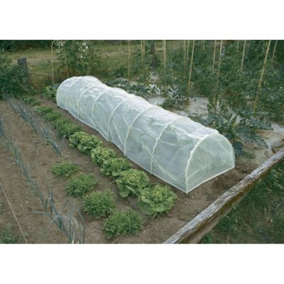 Tunnel Anti-Insectes Pour Jardin - Filet Avec Arceaux - 3x0,6x0,45 M - Protection Fruits Et Légumes
