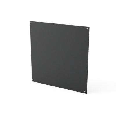 TUOZI - Barbecue mural bois et charbon WALL iBBQ avec plaque (Noir - 58,5x57x114cm) REF: 4200/2 - Compact, sûr et efficace