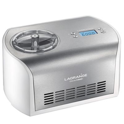 Turbine à glaces 1.2l 135w inox Lagrange 419 010 glaces créativ