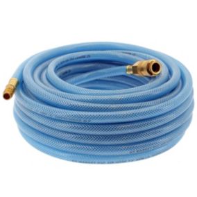 Tuyau à air comprimé avec raccords rapides - 6 mm x 20 mètres HUGGY TUYAUX