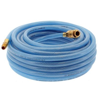 Tuyau à air comprimé avec raccords rapides - 8 mm x 20 mètres HUGGY TUYAUX