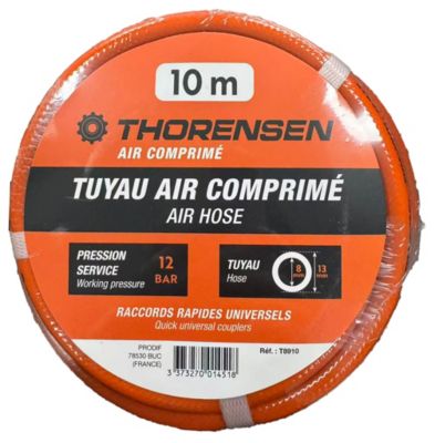 Tuyau air comprimé tressé renforcé 10m Thorensen