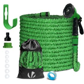 Tuyau d'Arrosage Extensible 30m avec Accessoires vert VOUNOT