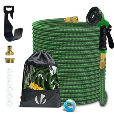 Tuyau d'Arrosage Extensible 30m Renforce avec Accessoires vert VOUNOT