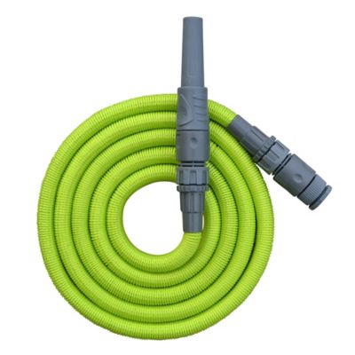 Tuyau d'Arrosage Flexible Rétractable Extensible avec Raccords Métalliques  pour l'Irrigation/nettoyage de Jardin/lavage de Voiture (2,5 M) 