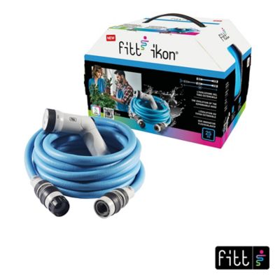 Tuyau d'arrosage extensible Fitt Ikon bleu L.25 m