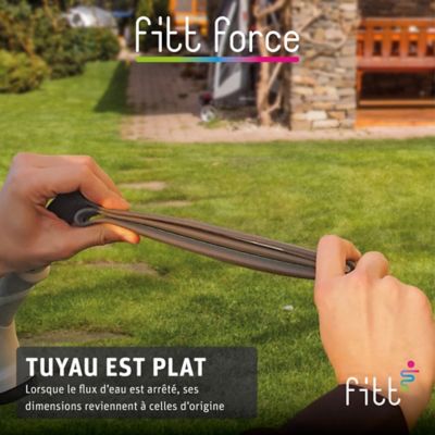 Tuyau d'arrosage Fitt Force lime ø12,5 mm L.15 m, avec accessoires