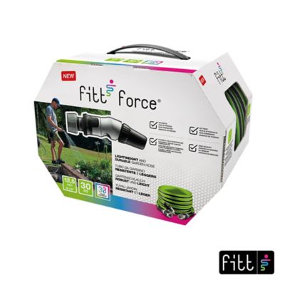 Tuyau d'arrosage Fitt Force lime ø12,5 mm L.30 m, avec accessoires